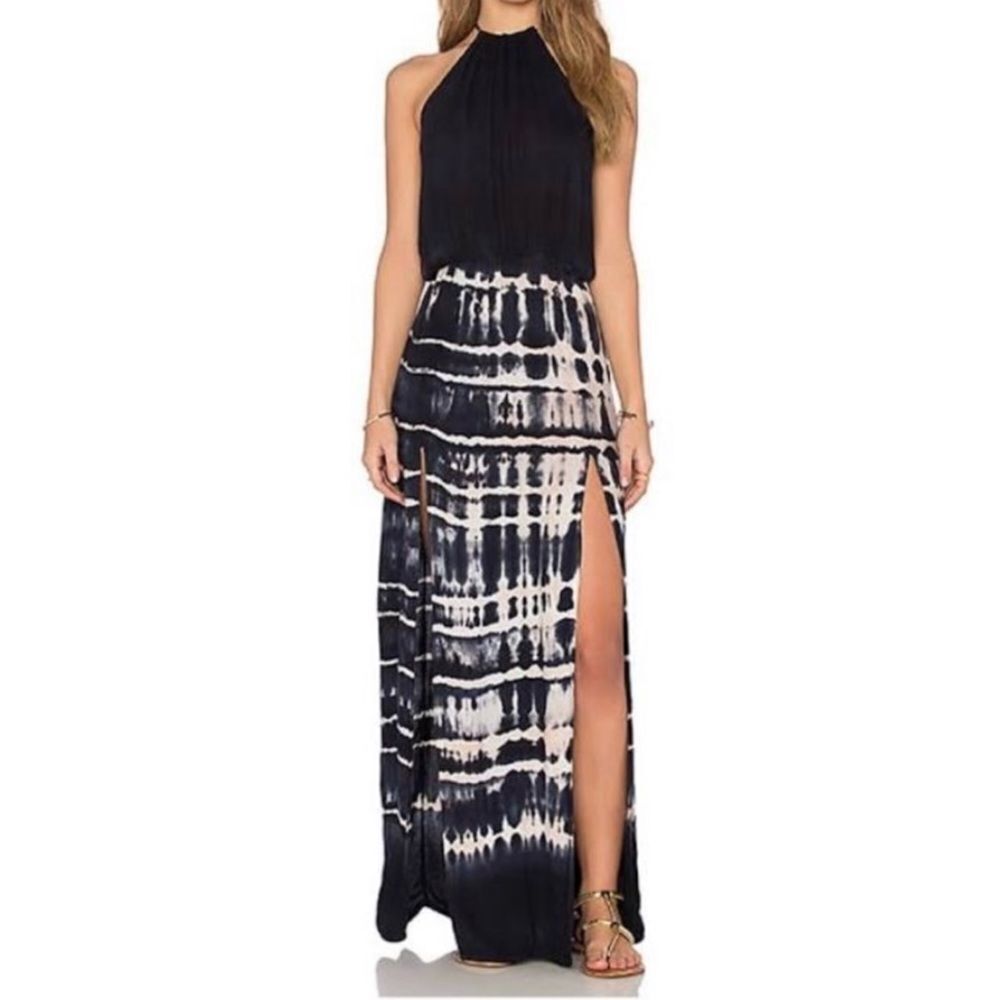 Blue Life Tie Dye Maxi Dress
